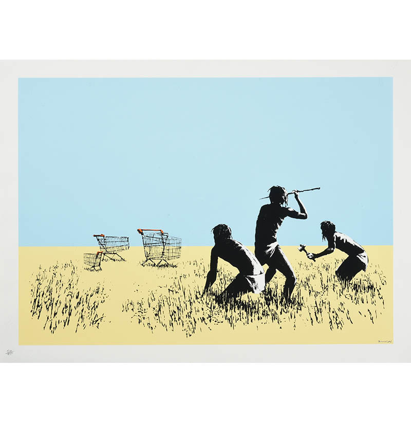 Banksy (b.1973) "Trolleys"